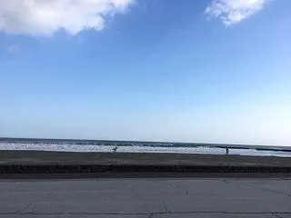昨日の静波 大波