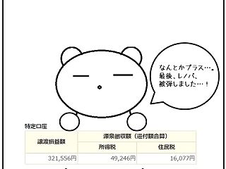 2021年収支結果…！ 最後にレノバ被弾…