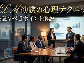 MLM勧誘の心理テクニックと注意すべきポ…