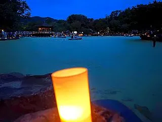 浮御堂 灯り