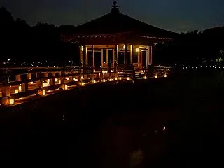燈火会 浮御堂