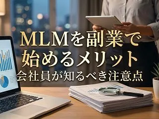 MLMを副業で始めるメリットと会社員が知…
