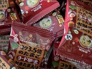 ヨード卵・光の かきたま入りお味噌汁です