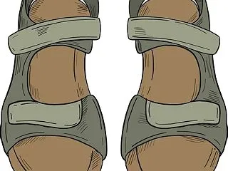 サンダルを愛用しております。