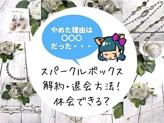 スパークルボックスの解約方法と退会方法！…