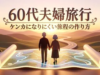 60代夫婦旅行でケンカになりにくい旅程の…