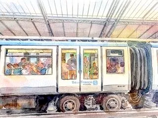 パリの浦島太郎 25 メトロ新型車両