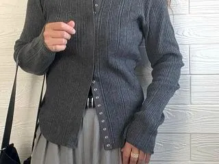 秋が待ち遠しくなる着痩せカーディガン/楽…