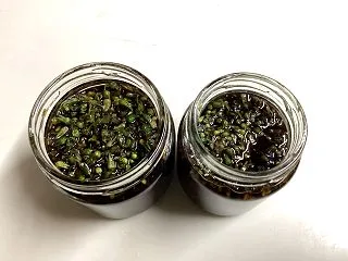 シソの実の醤油漬け完成