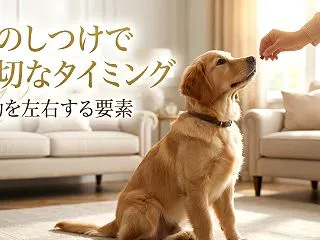犬のしつけで大切なタイミング｜成功を左右…