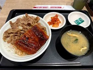 うなぎコンボ牛めし