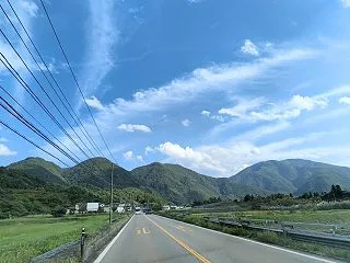 阿賀野川を遡る・・・。