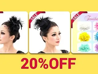 ヘッドアクセサリー20％OFF！数量限定