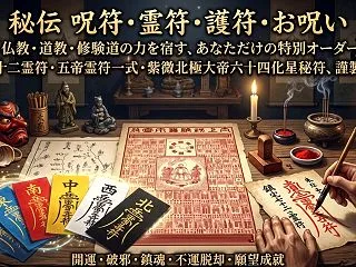 霊符、呪符について、現在対応可能メニュー…
