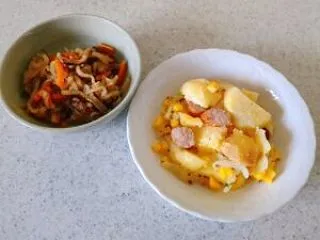 昼食 ジャーマンポテト