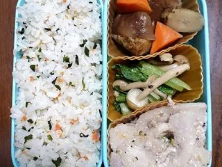 ある日のお弁当（豚バラ焼き）