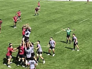 ラグビー観戦 近鉄vsドコモ
