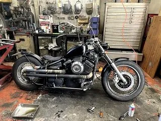 ドラッグスター400 修理 フロントブレ…