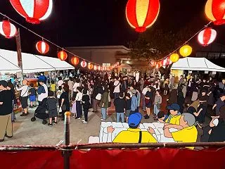 自治会の秋まつりが大盛況でした