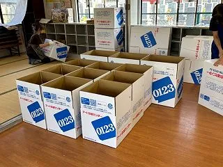  学童の小学校内引越しが完了しました。♪
