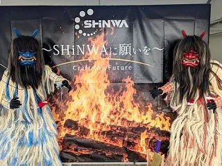 なんば広場になまはげ太鼓がやってきた(大…