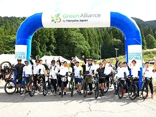 野沢温泉村 野沢温泉自転車祭
