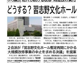 活動ニュース６６９号･･･どうする？習志…