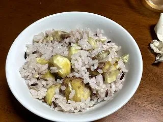 2度目の栗ご飯