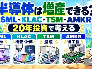 半導体は増産できる？ASML・KLAC・…