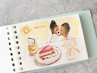 ミニバインダーで始めた水彩画、楽しんでま…