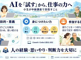 AIを「試して終わり」にしない！ 小生が…