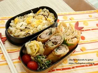 春巻き弁当＆赤海老と生うに御膳DEおうち…