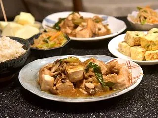豆腐豚巻き★にんにく味噌タレ