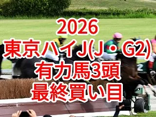 【東京ハイジャンプ2026予想】馬券で狙…
