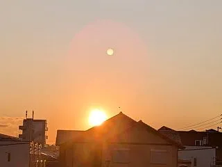 朝日、今日も頑張ろう!