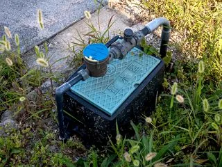 量水器ボックス迂回する量水器