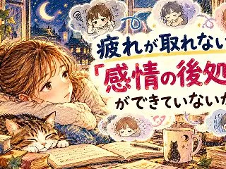 疲れが取れないのは「感情の後処理」ができ…
