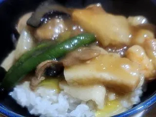 四川飯店監修の八宝菜を…