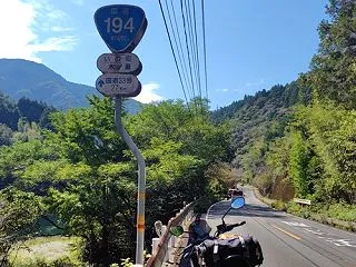四国カルストめざして激走！