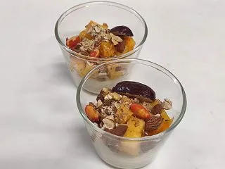 水切り豆乳ヨーグルトのムース