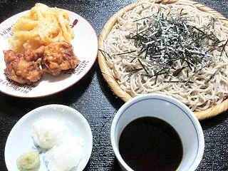 今日の昼そば(ざるそば)