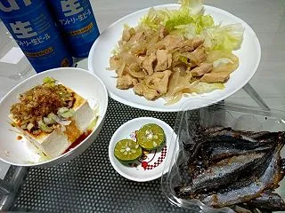 【週末ごはん】鶏胸の生姜焼きと北海道物産…