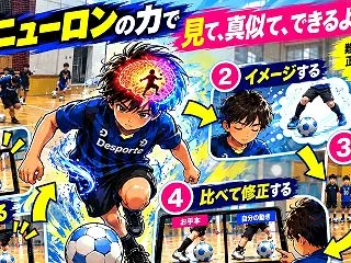 見るだけで上手くなる？ ミラーニューロン…