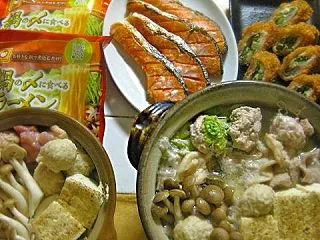 10月13（火）｜焼き鮭 鍋 アスパラチ…