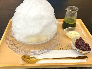 夏の思い出、彩雲堂のかき氷