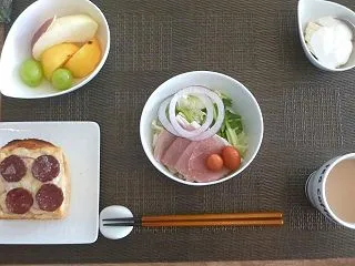 我が家の朝食！