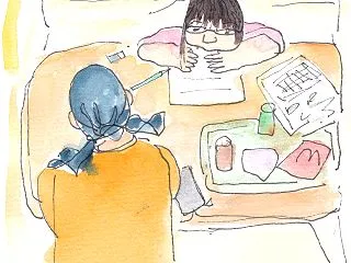 それぞれの宿題をかたづける