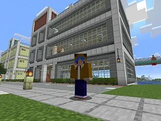 【マイクラ】〔建築〕続続・海辺の駅前商業…