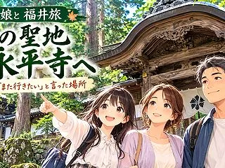 🏔『妻と娘と福井旅｜静寂に包まれた禅の聖…