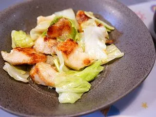 【キャベツとむね肉の炒め物】2025.6…